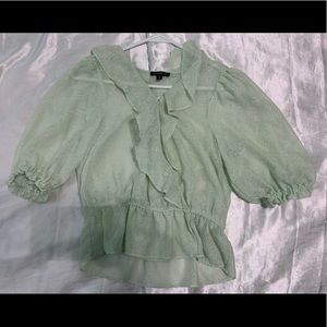 Dynamite mint short sleeve top - Size XS.